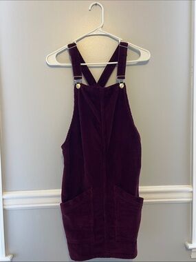 Topshop Moto Women’s Marron Overalls Dress